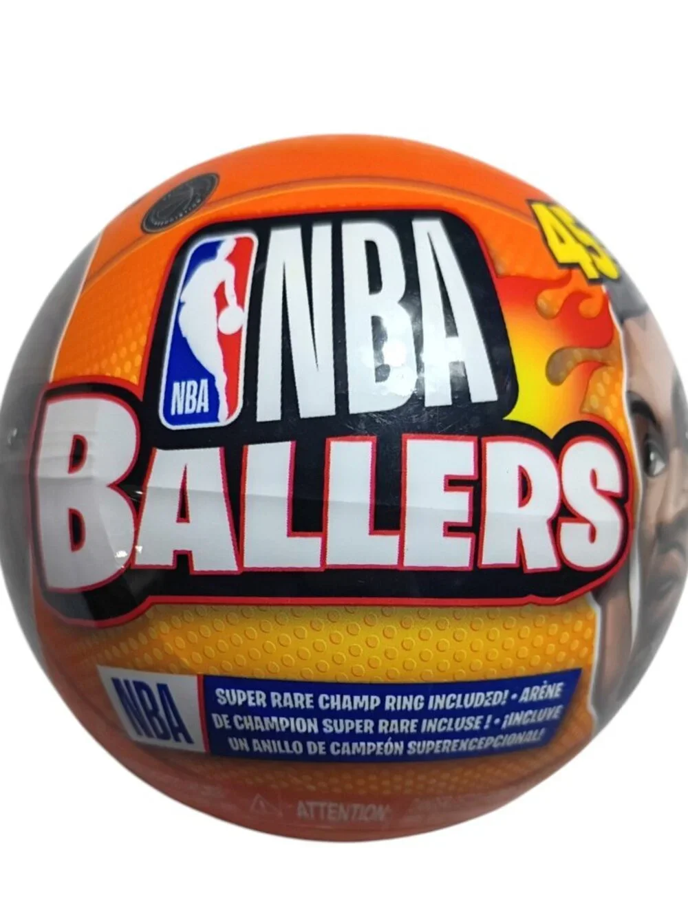 Zuru Nba Ballers Mystery Toy Figure Ball 45 To Collect 4+ Years Orange